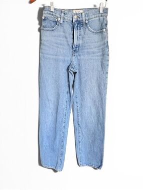 Madewell Light Blue Straight-Leg women’s Jeans size 25